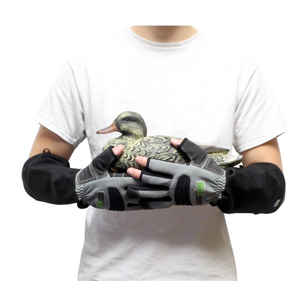 ArmOR Hand Glove Cut Finger Animal Handling Gloves, Large