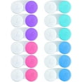 thumbnail image 1 of 12 Pcs Boîtier de Lentille de Contact Coloré, Kit d'Immersion de Lentille de Contact, Emballage Étanche, Adapté pour Boîtier de Lentille de Contact Mini Extérieur Vis Supérieure, 1 of 7