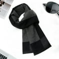 thumbnail image 5 of Mens Winter Warm Long Soft Scarf Plaid Tassel Scarf for Men Soft Classic Scarves for for Cold Weather, Christmas Blanket Scarf Gifts - Style 1, 5 of 5