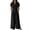 *Black, variant on VBVC Women's Short Sleeve Wide Leg Jumpsuit , Belted Button Down Romper For Women , Ladies' Casual Shirt Style One Piece Outfit with Pockets,Black,S-2XL
