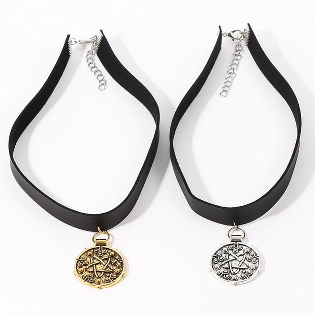 maskred Déclaration Audacieuse avec Collier de Choker Accrocheur Solide et Durable Argent Unique 1Set