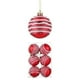 thumbnail image 2 of 6 bolas navideñas irrompibles | Adornos navideños con purpurina | Multicolor, dorado, plateado y rojo | Plástico ABS ligero y duradero | Ideales para decorar casas, oficinas, restaurantes y, 2 of 6