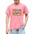 thumbnail image 5 of Juslio Boy Letter Pattern T Shirts Crew Neck Casual, Short Sleeved Tops Comfortable Breathable Shirts Sizes 2-18, 5 of 9