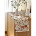 thumbnail image 5 of Table Runner 72 Inches Long for Kitchen Dining, Red Mushrooms Dresser Scarf Farmhouse, Dining Table Decorations for Wedding/Parties, Elegant Pastoral Botanical Rustic 13 x 72 In, 5 of 8