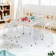 thumbnail image 2 of Beige foldable para niños mesa con 4 forrado sillas y cushioned asientos, 2 of 7