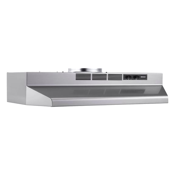 Broan 36 in. W Silver Convertible Range Hood