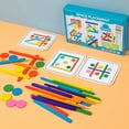 thumbnail image 6 of Space Placement Wooden Colorful Stick Puzzle Toys For Preschoolers, Educational Toys To Enhance Motor Skills Color Recognition And Logical Thinking, Ideal For Classrooms Home And, 6 of 7