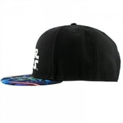 Star Wars Embroidered Logo with Printed Art Flat Bill Snapback Hat
