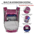 thumbnail image 6 of LAIMEIWEE Small Hiking Backpack, 13L Lightweight Foldable Travel Backpack for Men Women, Packable Daypack Hiking Bag for Camping Walking,Magenta, 6 of 8