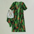 thumbnail image 4 of Bikini ajustado con estampado de hojas y flores para mujer, traje de baño cómodo de una pieza con agujeros para mujer OAVQHLG3B Store  lin121212, 4 of 4