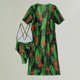 thumbnail image 4 of Bikini ajustado con estampado de hojas y flores para mujer, traje de baño cómodo de una pieza con agujeros para mujer OAVQHLG3B Store  lin121212, 4 of 4