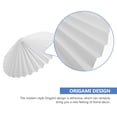 thumbnail image 2 of Minkissy 1Pc Paper Lampshade Replacement White Modern Design Hanging for Homeowners, 2 of 7
