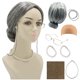 thumbnail image 1 of 7 Pelucas Peluca Abuela COS Traje Cadena Anteojos Collar de Perlas Pulsera Anteojos Aretes Para el Día de los Inocentes 100 Días de Escuela COS Suite, 1 of 7