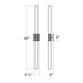thumbnail image 6 of Sonneman 3964 2 Light 48" Tall Led Bathroom Sconce - Chrome, 6 of 6