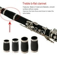 thumbnail image 2 of Clarinet Tuning Tube Professional Two Section Clarinets Accessories B Flat Pipe Wind Instrument Part Spare Parts Playing Fitting 62mm, 2 of 9