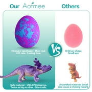 Aofmee Bath Bombs for Kids, with Surprise Dinosaur Toys Inside, Handmade Safe Bubble Bath, Fun Spa Educational Bath Toys Gift Set, for Boys and Girls