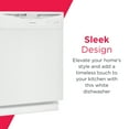 thumbnail image 5 of Frigidaire FDPC4221AW 24" Built-In Dishwasher, Front Control, White, 5 of 7