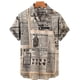 thumbnail image 4 of Camisas con gráficos de periódicos para hombres, ropa con impresión 3D, camisas hawaianas de playa, blusas de manga corta Y2K, ropa vintage, blusa con solapa, 4 of 4