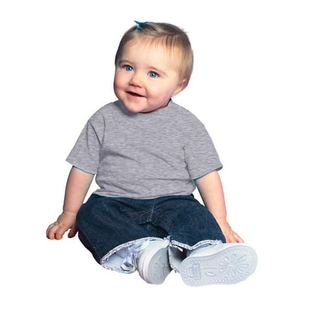 Rabbit Header - (Price/each)Rabbit Skins 3401 Infant T-Shirt-Heather-18M