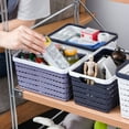 thumbnail image 4 of Maytalsory Premium And Nest-able Storage Solution For Desk Storage Basket Widely grey m 1Set, 4 of 6