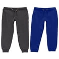 thumbnail image 1 of CHUANK Boy‘s Slim-Fit Fleece Jogger Sweatpants (2-Pack), 1 of 4