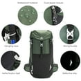 thumbnail image 4 of Mochila de montañismo de 50L bolsa impermeable para correr al aire libre, bolsa para bicicleta, bolsa de equitación de gran capacidad, bolsa transpirable para correr, mochila de viaje para montar a ca, 4 of 7