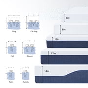 EGOHOME Essence Sleep 6” Twin Mattress Medium Firm Tight Top Memory Foam Mattress in a Box