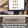 thumbnail image 5 of Cash Drawer \uD Cash Register POS Cash Drawer Box Stainless Steel with Adjustable Bill/ Coin Tray for Canadian Money Compatible for All POS System Printers, 5 of 5