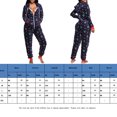 thumbnail image 2 of Pijamas Navideñas Pijamas casuales Mujer Manga larga Estilo navideño Ropa de dormir Kuymtek Azul marino T M para Mujer, 2 of 7