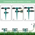thumbnail image 7 of Rongsi Garden Sprinkler for Yard - 360-degree rotating lawn sprinkler, covering an area of up to 2,000 square meters. Ft, Garden Sprinkler Adjustable Yard Automatic Irrigation System, 7 of 7