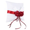 thumbnail image 3 of Accesorios De Boda, Almohada De Anillo, Decorativa Con Flor De Rosa Artificial Para Regalos De Boda, Accesorios De Boda Higoodz Otros, 3 of 8