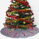thumbnail image 5 of Faldas para árboles de Navidad Fiesta Decoración del hogar Adornos para árboles de Navidad Regalo de Año Nuevo Color gris 120cm Jumpingount HA0360-00B, 5 of 7