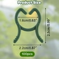 thumbnail image 3 of 100 Pcs Plant Clips For Climbing Plants,Garden Clips, Plants Orchid Support Clips, Flower Vine Clips For Supporting Stems Vines Stalks Climbing Plant Grow Upright,Plant Clips For Indoor Plants, 3 of 8