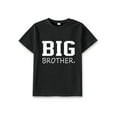 thumbnail image 5 of Stylish BIG BROTHER Letter Print T-shirt For 7-15Y Boys - Casual Graphic Design For Comfortable Summer Wear, 5 of 9