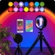 thumbnail image 3 of Lámpara de atardecer, lámpara de atardecer, luz de noche LED, proyector de neón para dormitorio, lámpara de escritorio/mesita de noche LED para juegos, decoración de ambiente RGB, habitación de niña,, 3 of 4