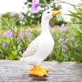 thumbnail image 2 of BZPIZ Desk Goose, Garden Porch Goose Statues, 6.7" Resin Real Concrete Porch Duck Decor, Outdoor Animal Sculptures & Statues, Perfect for Home Garden Stairs, Backyard, Farm, Patio, 2 of 7