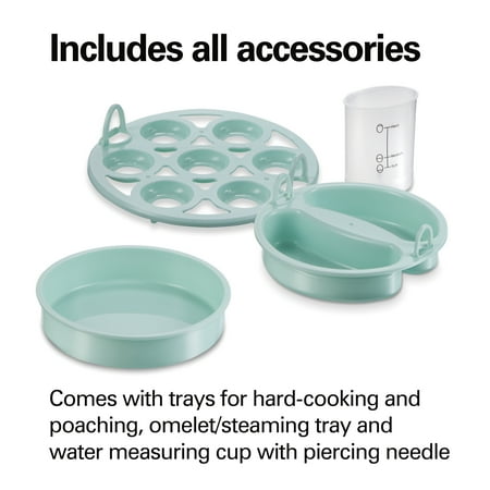 Hamilton Beach - 7-Egg Cooker - Teal