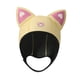 thumbnail image 2 of Gorro de neopreno con orejas de gato para buceo, para la cabeza y natación Amarillo, 2 of 9