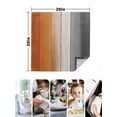thumbnail image 5 of Cloth Napkins 1 Piece - 20x20 Inches, Burnt Orange Gray Ombre Washable Reusable Table Napkins, Vintage Farmhouse Wooden Soft & Absortbent Dining Napkin for Party Wedding Hotel Restaurant, 5 of 8