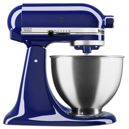 KitchenAid Deluxe 4.5 Quart Tilt-Head Stand Mixer, Cobalt Blue (KSM88BU)