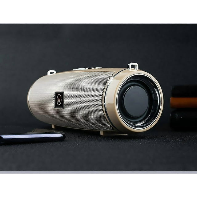MINII2+ Wireless Bluetooth Speaker Mobile Card Gift Mini Speaker Outdoor Portable Gold