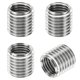 thumbnail image 1 of Adaptadores de rosca Uxcell, tuerca de reducción, 4 piezas M20x2.5 macho a M16x2.0 hembra, tuerca de inserción de reparación de 20 mm, 1 of 7