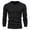 Black, variant on TFEOQRY Pullover Sweater for Men Solid Color Loose Comfortable Knit Wear Long Sleeved Round Neck Sweater Top White