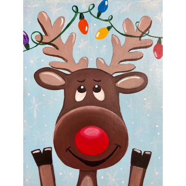 Pintura de diamante (DE5033) Ovejas de Navidad 5D DIY Square Wall Arts (B2483) 30x40cm FLhrweasw Nuevo