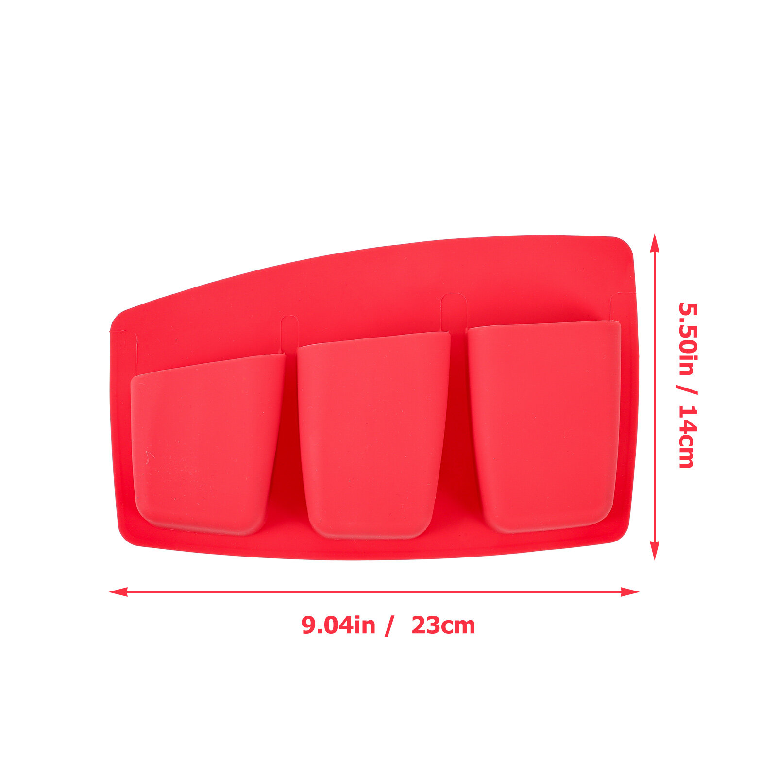 Wall Mount Makeup Brushes Holder Punchfree Silicone Compartment