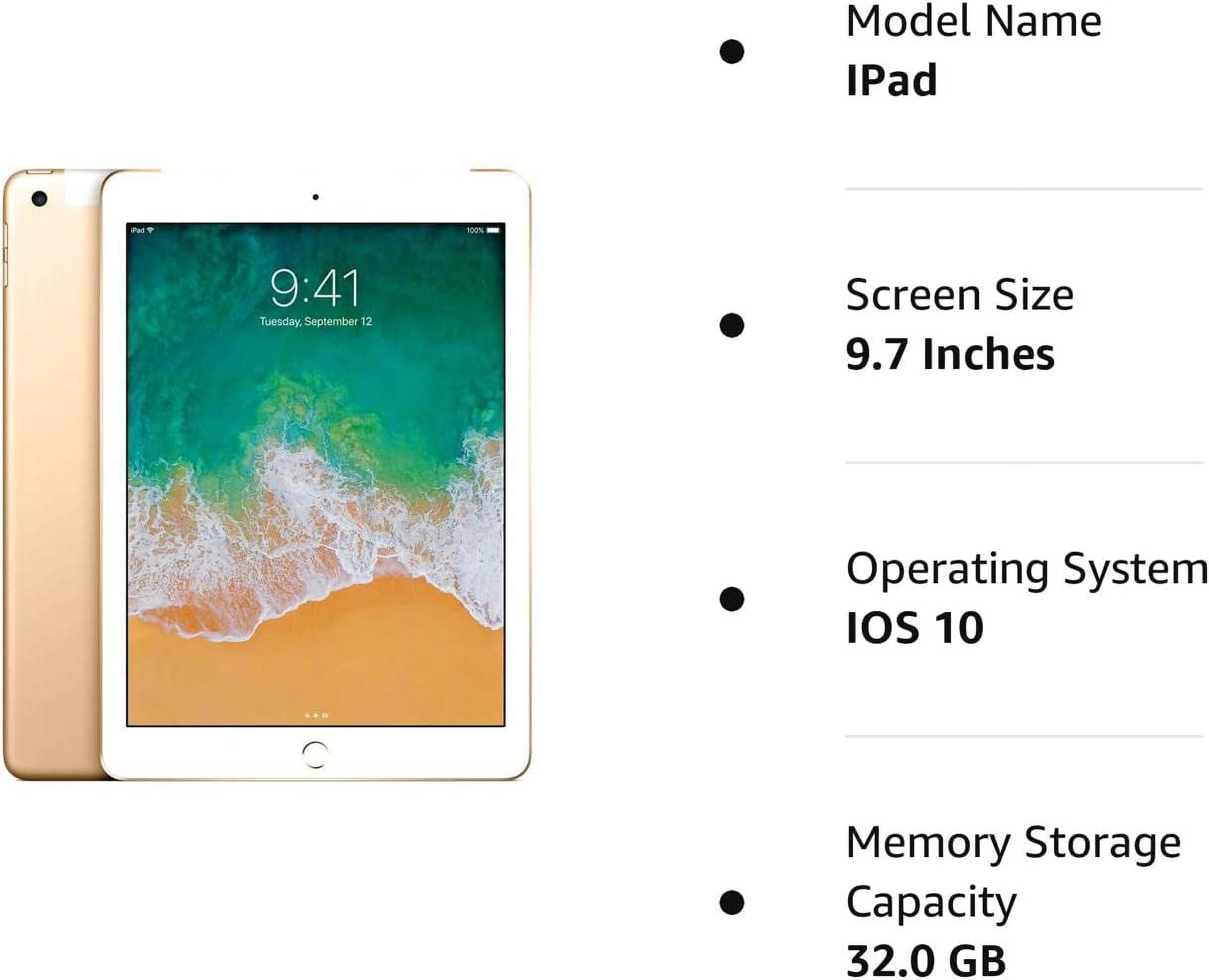 iPad（第5世代）ゴールド　Wi-Fi 32GB Apple iPad 5th gen Wifi or Cellular Unlocked - Gray Silver