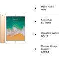 thumbnail image 4 of Open Box Apple ipad 5th Generation 32 GB Wi-Fi+Cellular Gold, 4 of 4