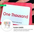 thumbnail image 3 of LOLIPPYY 4-Pack English Flash Cards Assorted Colors Early Learning Study Tool for Home Use, 3 of 8