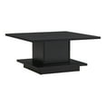 thumbnail image 3 of Furniture of America Aura Storage Wood Black Coffee Table, 3 of 10