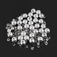 thumbnail image 2 of 300pcs Mixed Size High Gloss Pearl Studs With Large Holes Set, 2 of 8